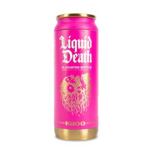 Liquid Death x Igloo Reusable Slaughter Bottle
