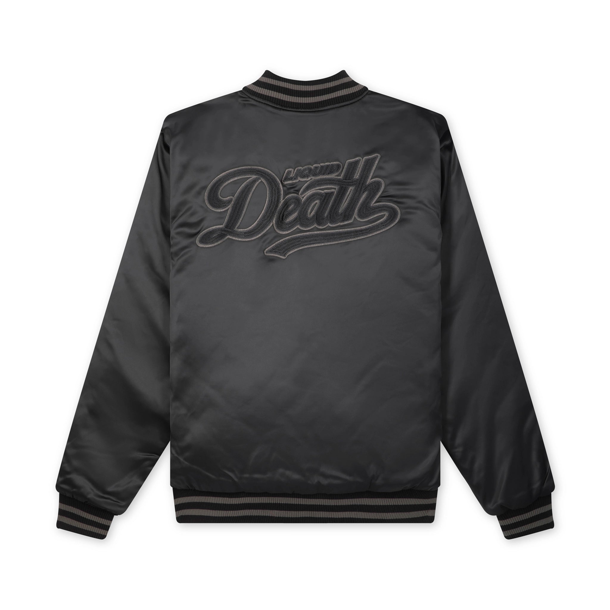 Team Death Satin Bomber Jacket - Image 2