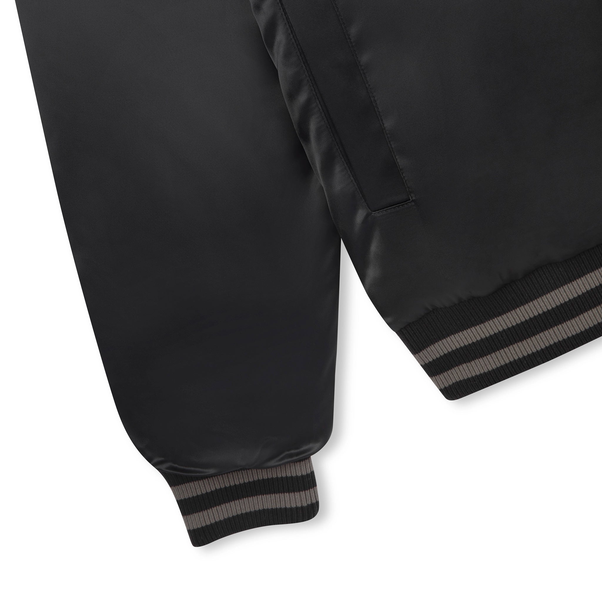 Team Death Satin Bomber Jacket - Image 5