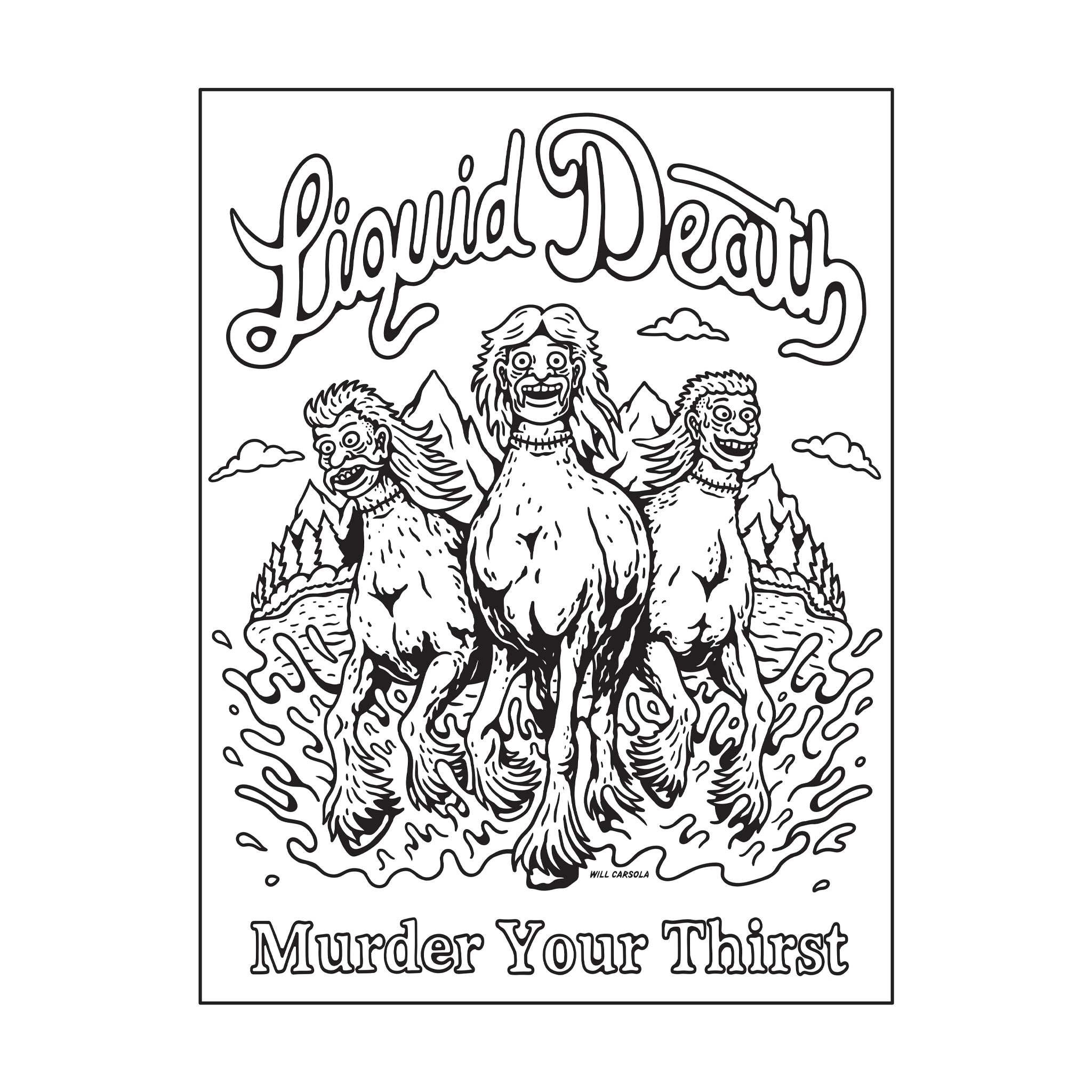 Liquid Death: The Official Coloring Book - Image 2