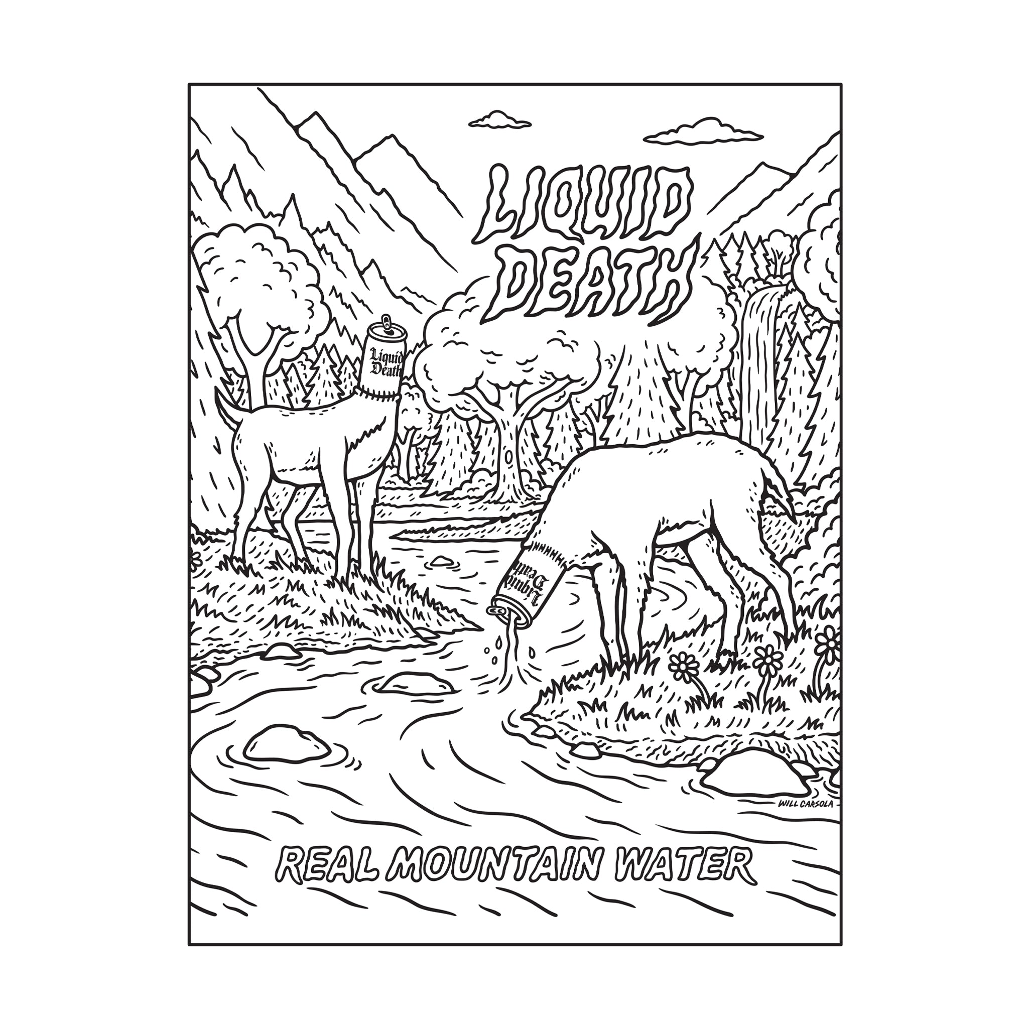 Liquid Death: The Official Coloring Book - Image 5